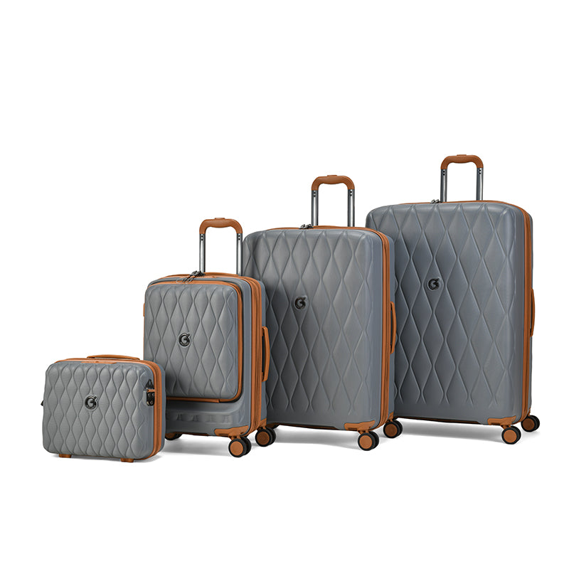 چمدان اورجینال GOBY LONDON مدل Diamond Luggage مجموعه چهار عددی