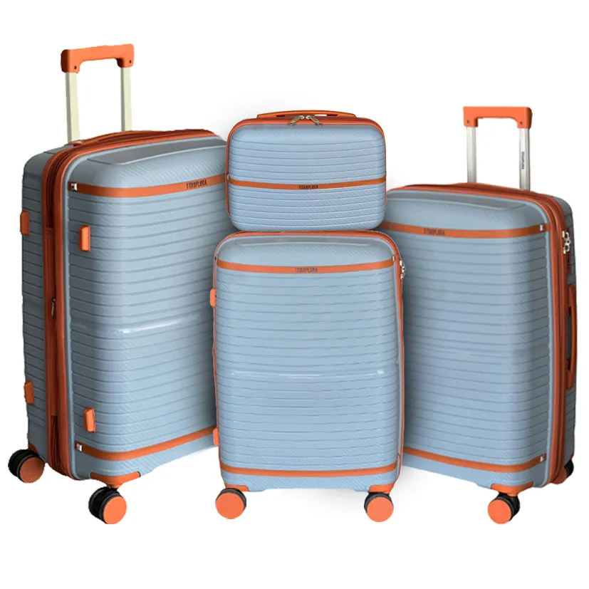 ست چهار تیکه چمدان تیتان پلورا مدل TP6666