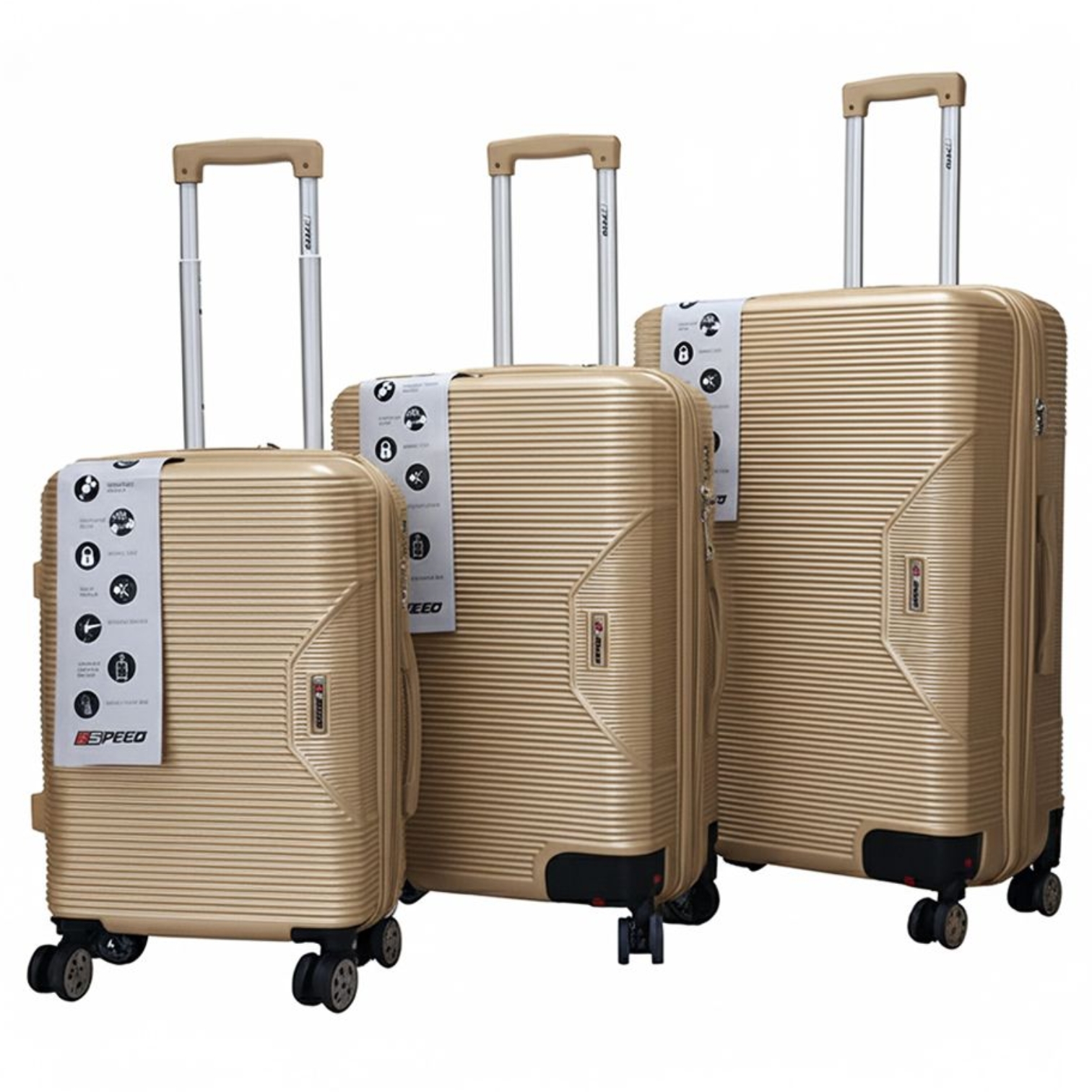 ست سه عددی چمدان اسپید ( چرخ مخفی شو )مدل    Retractable wheel TR950